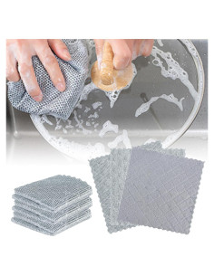 Paño de limpieza de alambre Veluvonas 3 piezas 25x25cm