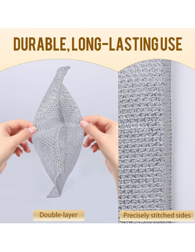 Paño de Cocina LivyChouance Doble Capa 20x20 cm 10 Unidades