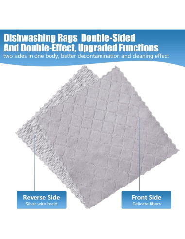 Paño de limpieza de alambre Veluvonas 3 piezas 25x25cm