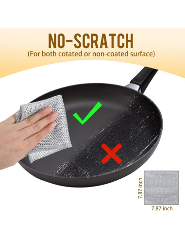 Paño de Cocina LivyChouance Doble Capa 20x20 cm 10 Unidades