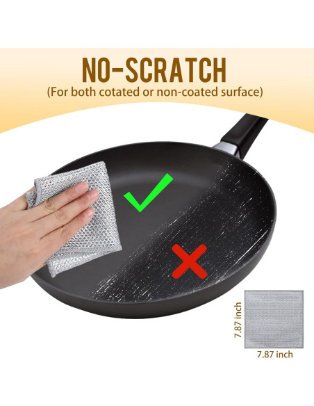 Paño de Cocina LivyChouance Doble Capa 20x20 cm 10 Unidades