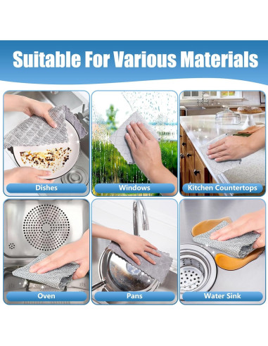 Paño de limpieza de alambre Veluvonas 3 piezas 25x25cm