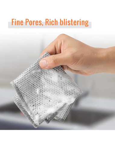 6 Paños de Cocina Dazhuocs de Alambre Multifuncionales 20cm