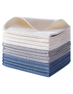 Paño de Cocina Microfibra POLYTE 12 Piezas 31x31 cm