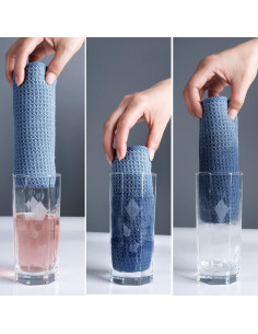 Paño de Cocina Microfibra POLYTE 12 Piezas 31x31 cm 2