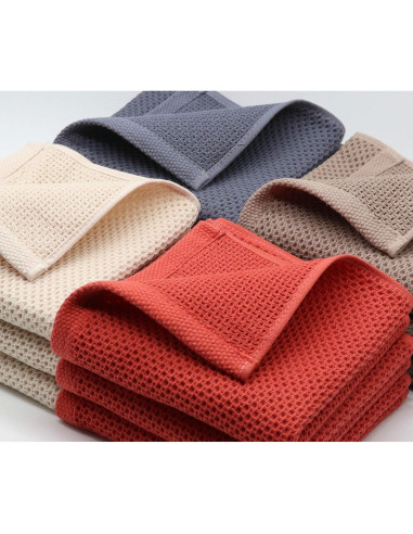 Paños de Cocina de Algodón Mia'sDream 30x30 cm 6 Pzs Multicolor