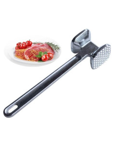 Martillo Ablandador de Carne Doble Cara Aluminio 22.5cm