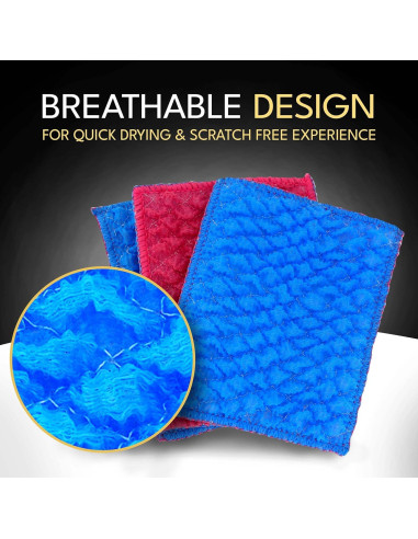 Paño de Cocina Reutilizable The Crown Choice - 3 Unidades