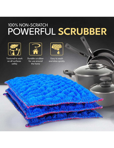 Paño de Cocina Reutilizable The Crown Choice - 3 Unidades