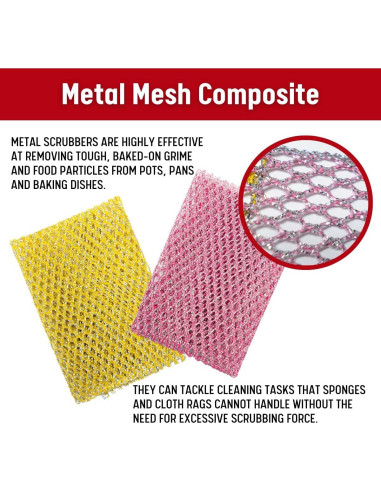 Esponjas de Cocina No Rayantes Caja de Snack Asiático 2 Pzas