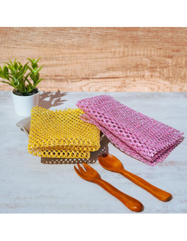 Esponjas de Cocina No Rayantes Caja de Snack Asiático 2 Pzas