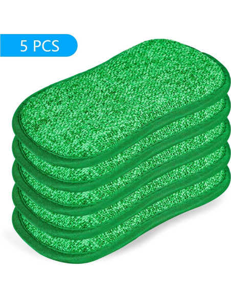 Esponja de Cocina Comfso 5 Pcs Reutilizable Sin Rayas