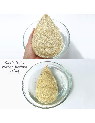 Esponja de Loofah Natural Miw Piw Paquete de 3 Ecológicas