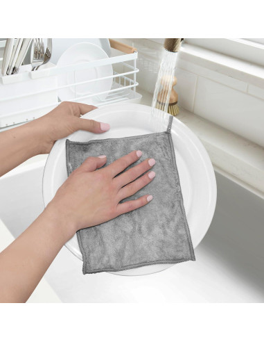 Paños de Cocina Oggi Bambou 6 Pcs 17x23 cm Absorbentes