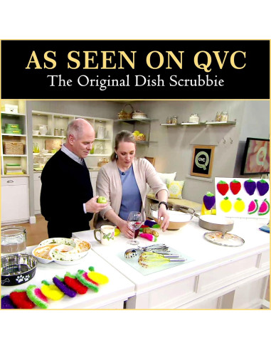 Esponjas de Cocina Dish Scrubbie 5 Pcs Reutilizables Multiusos