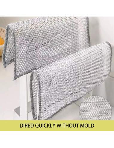 Paño de cocina reutilizable KWBLWF 20x20 cm 8 unidades