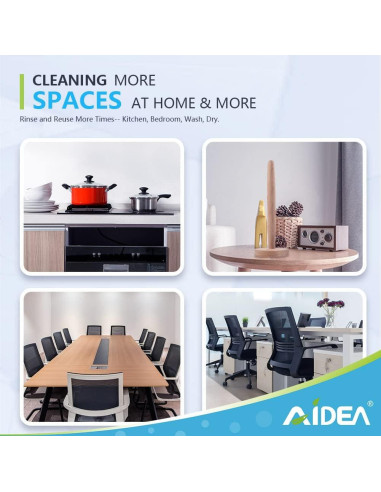 Paños de Limpieza Reutilizables AIDEA 80 Unidades 60x30 cm