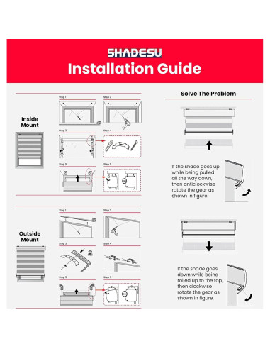 Persianas Zebra Sin Cuerda ShadesU 35x72 cm Color Blanco