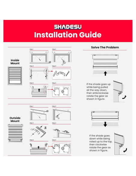 Persianas Zebra Sin Cuerda ShadesU 35x72 cm Color Blanco