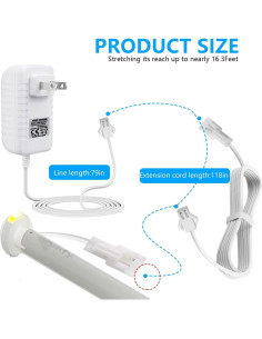 Cargador para Persianas Motorizadas Sonesse 13.3V 650mA 2