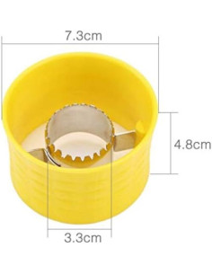 Desgranador de Mazorcas de Maíz Aeyistry Acero Inoxidable Amarillo 2
