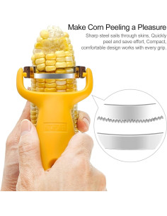 Pelador de Maíz KITCHPOWER Manual 3 Cuchillas Inoxidable 2