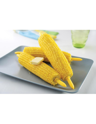 Cepillo de Limpieza de Maíz HIC Kitchen - Cerdas Doble Textura