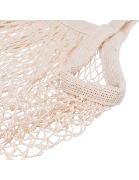 Bolsas de Compras Reutilizables Ahyuan Pack 3 Algodón Beige