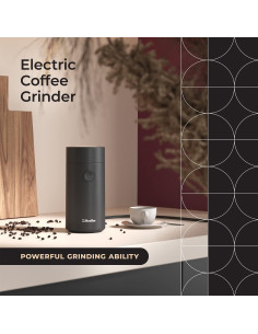 Molinillo de Café Eléctrico Mueller - Acero Inoxidable Negro 2