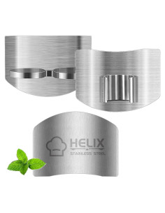 3 Protectores de Dedos SLXDEX Acero Inoxidable Ajustables