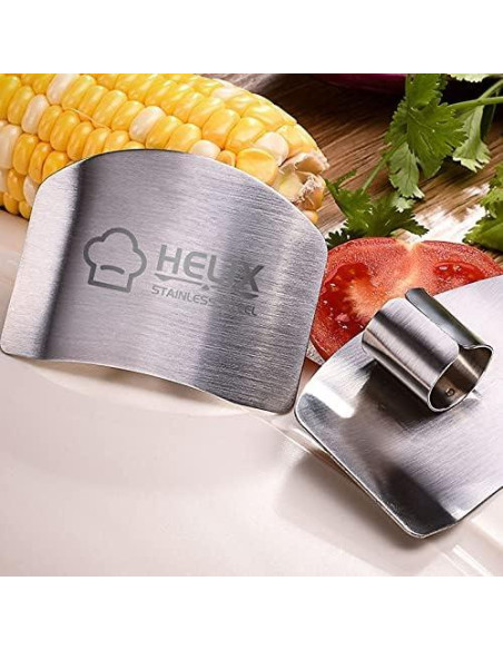 3 Protectores de Dedos SLXDEX Acero Inoxidable Ajustables