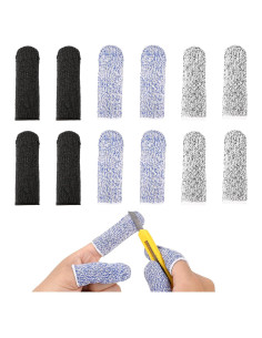 Protectores de Dedos Sliverdew, Paquete de 12 Reutilizables