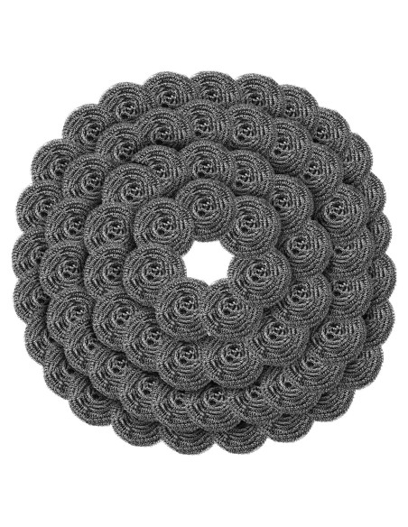 Estropajos de Acero Inoxidable Roshtia 40 Pcs 9-9.5 cm