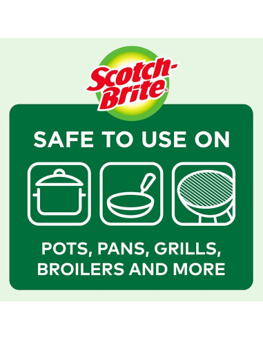 Esponjas de Acero Inoxidable Scotch-Brite - 3 Unidades