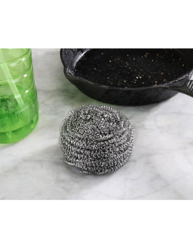 Esponjas de Acero Inoxidable New Star Foodservice 12 Pzas