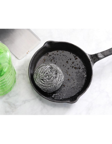 Esponjas de Acero Inoxidable New Star Foodservice 12 Pzas