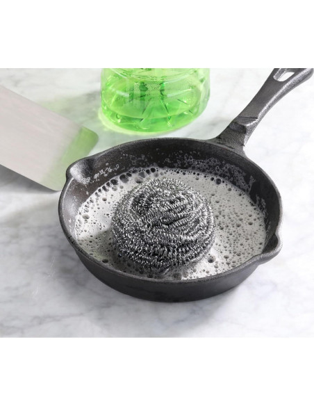 Esponjas de Acero Inoxidable New Star Foodservice 12 Pzas