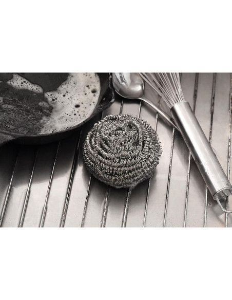 Esponjas de Acero Inoxidable New Star Foodservice 12 Pzas
