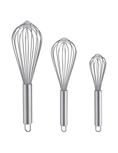 Batidores de acero inoxidable Plateau ELK 3 piezas 20cm 25cm 30cm