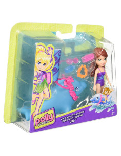 Vehículo Tropical Polly Pocket Lila con Delfín - Mattel
