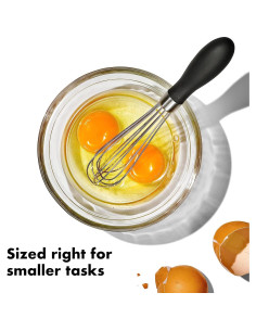 Batidor Mini OXO Good Grips 18.4 cm Acero Inoxidable Negro 2