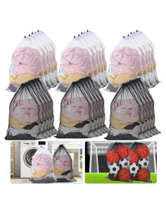 Berlune 30 Bolsas de Malla Grandes 61x91 cm para Lavado