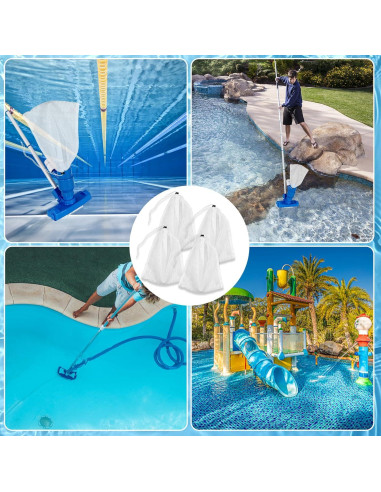 4 Bolsas de Reemplazo para Aspiradora de Piscina CANIPHA 22x32cm