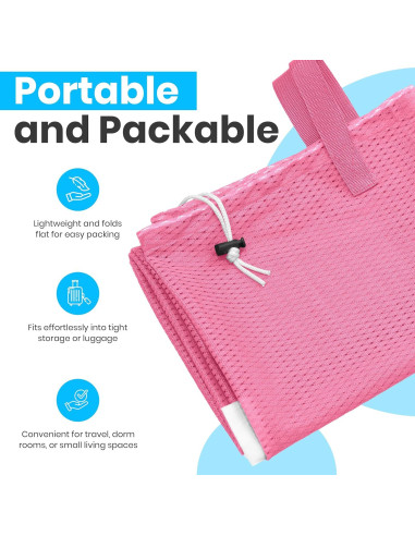 Bolsa de lavandería malla rosa Handy Laundry 1-Pack