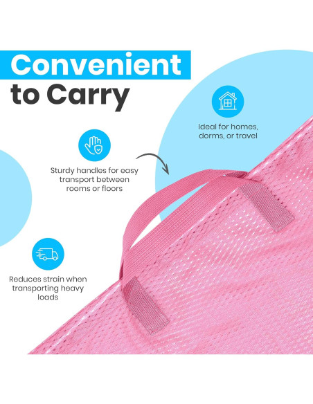 Bolsa de lavandería malla rosa Handy Laundry 1-Pack