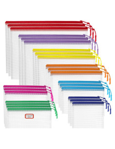 25 Bolsas de Cremallera YOPCDJ para Organización Multicolor