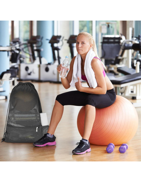 Bolsa de Playa de Malla Grande Natural Style 66x46cm