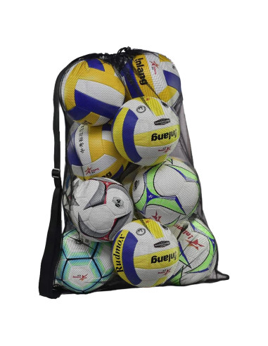 Bolsa de Malla Rudmox 35L para Equipos Deportivos Negra