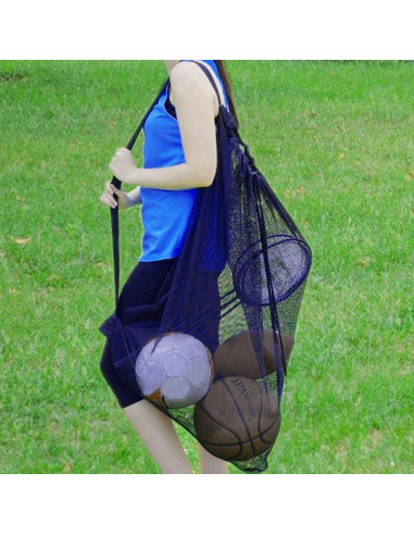 Bolsa de Malla Rudmox 35L para Equipos Deportivos Negra