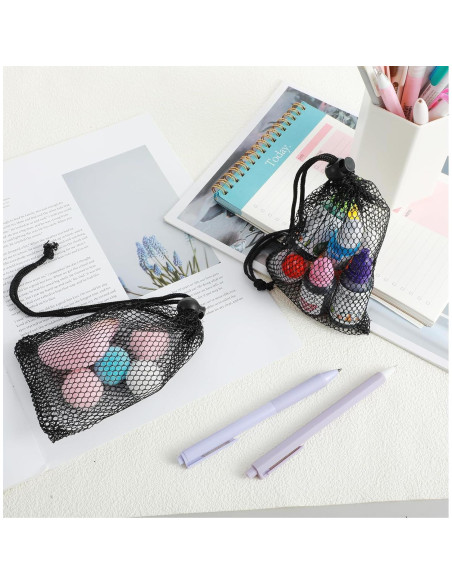 10 Bolsas de Malla Nylon 15x10 cm YUXIANLB para Gimnasio